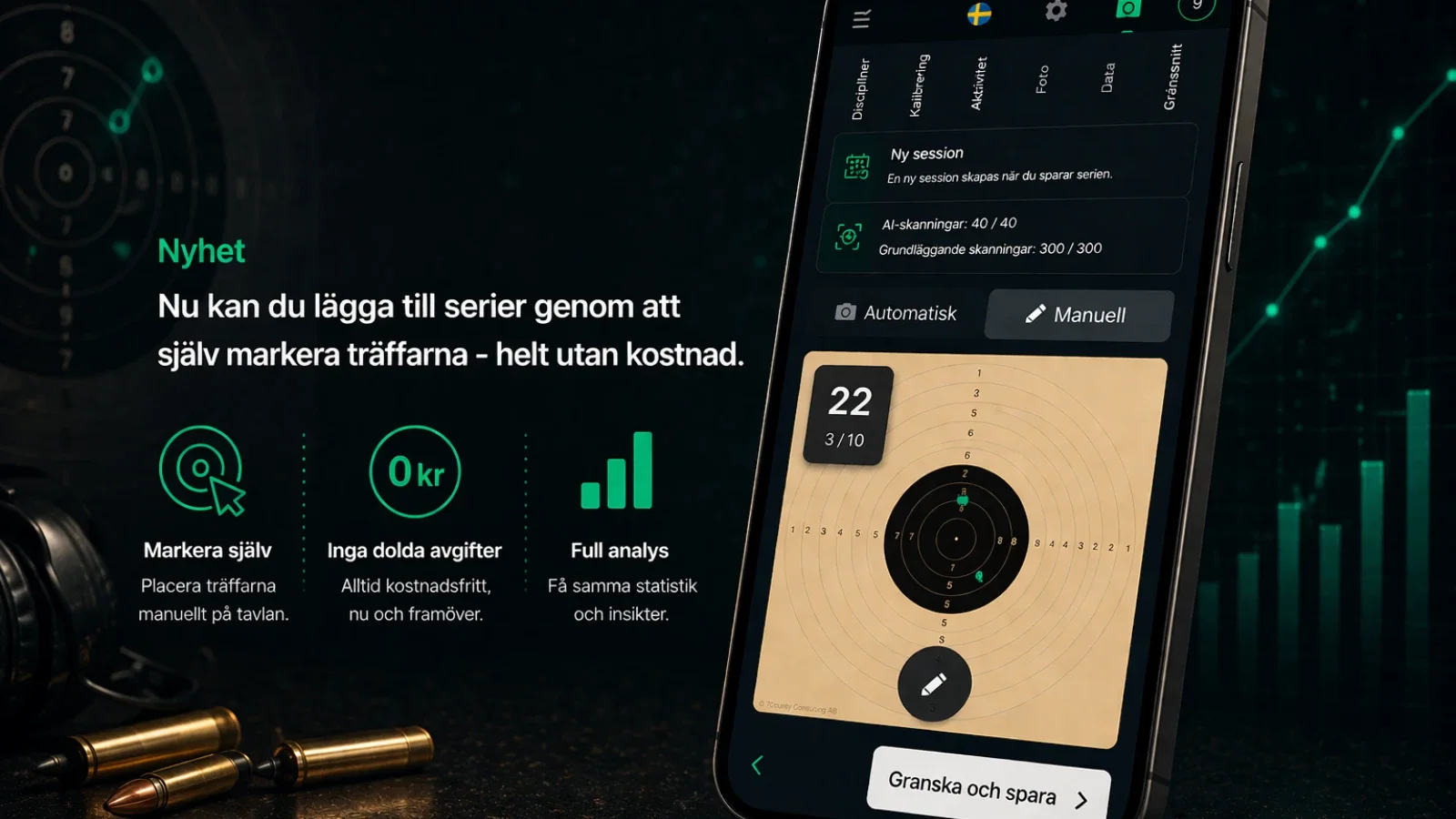 Lägg till manuellt markerade serier – helt utan kostnad
