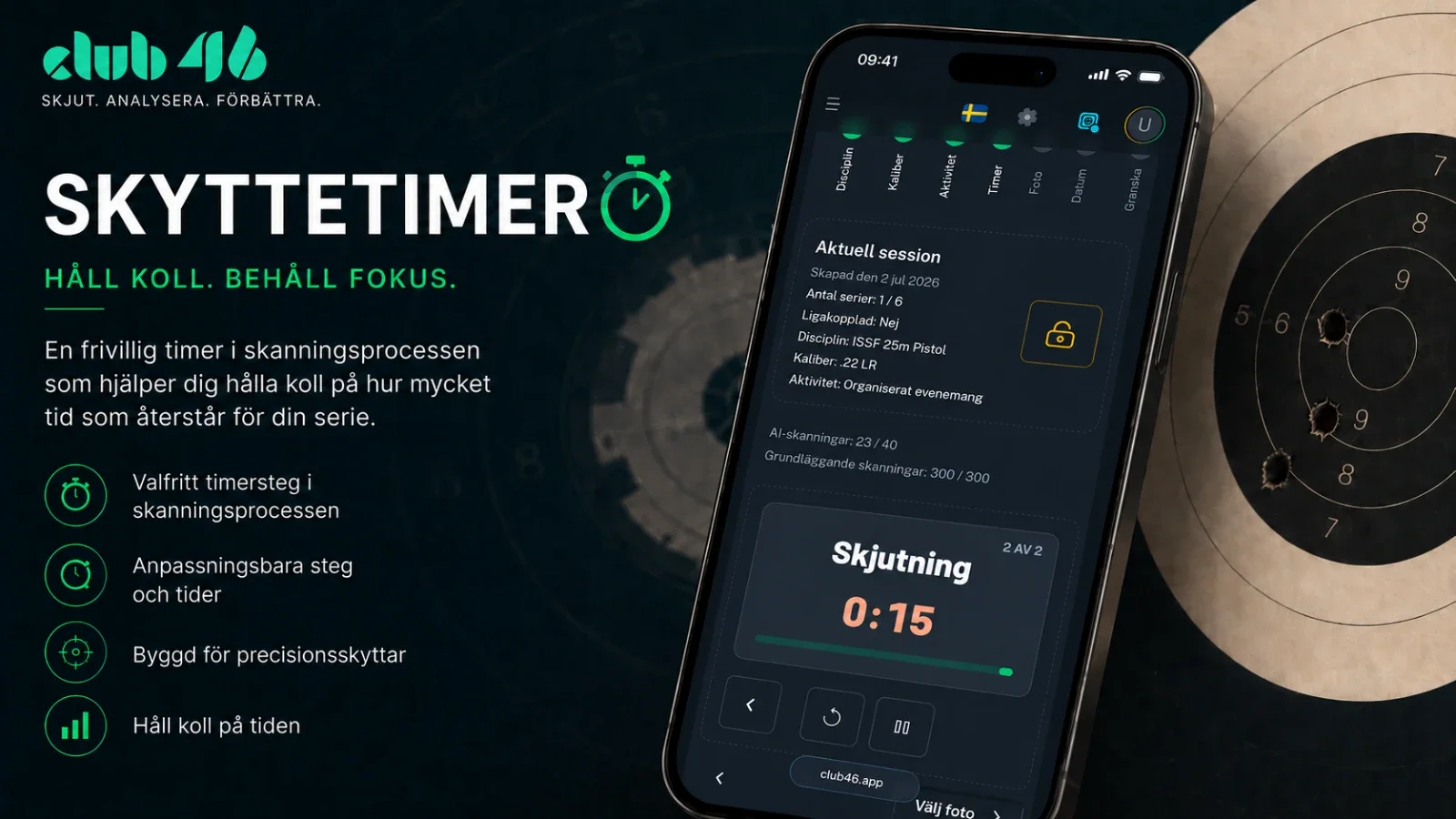 Ny funktion: Skyttetimer